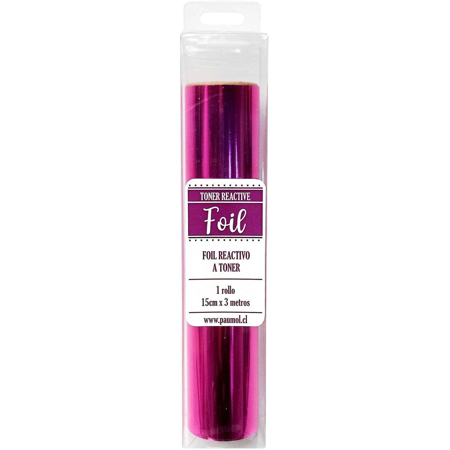 Foil reactivo a toner (folia) 15cmx3 metros